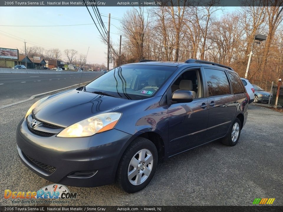 2006 Toyota Sienna LE Nautical Blue Metallic / Stone Gray Photo #7