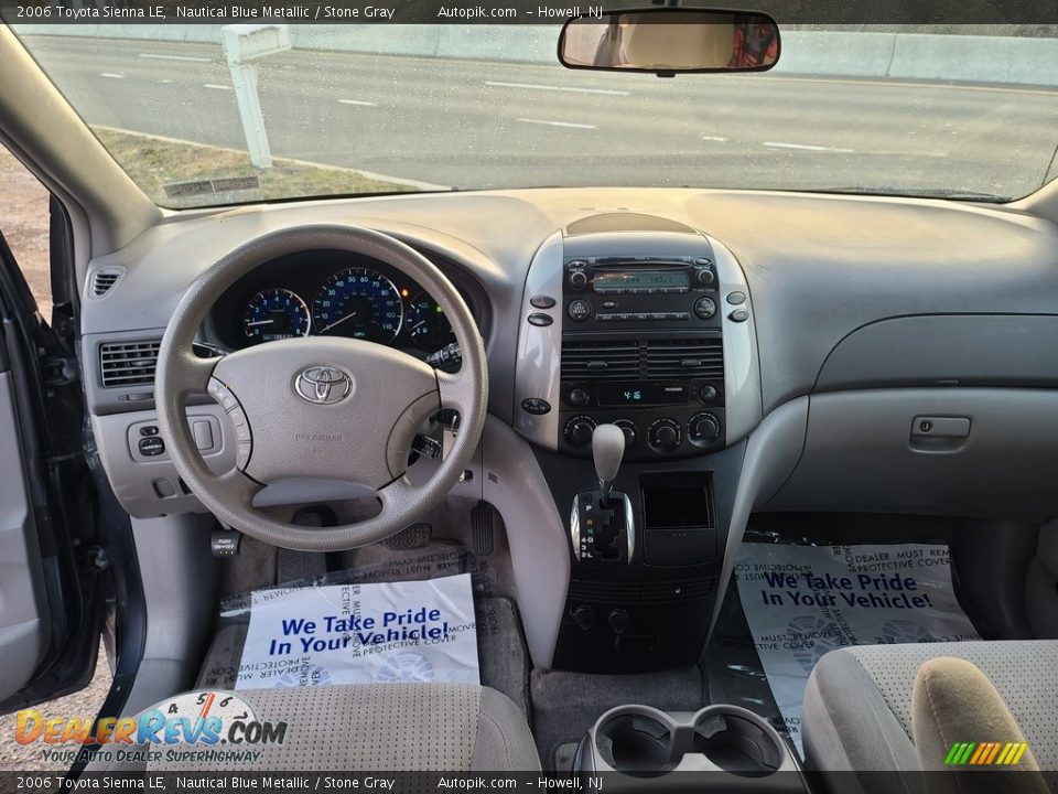 2006 Toyota Sienna LE Nautical Blue Metallic / Stone Gray Photo #11