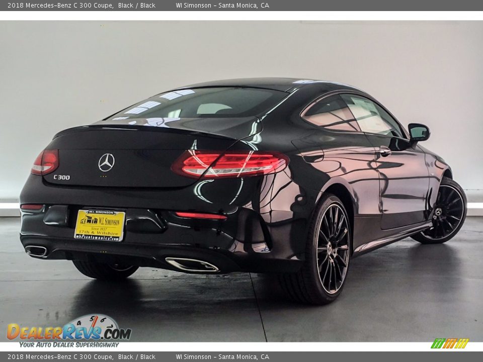 2018 Mercedes-Benz C 300 Coupe Black / Black Photo #17