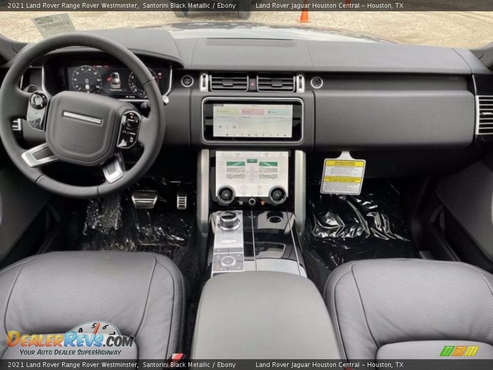 2021 Land Rover Range Rover Westminster Santorini Black Metallic / Ebony Photo #5