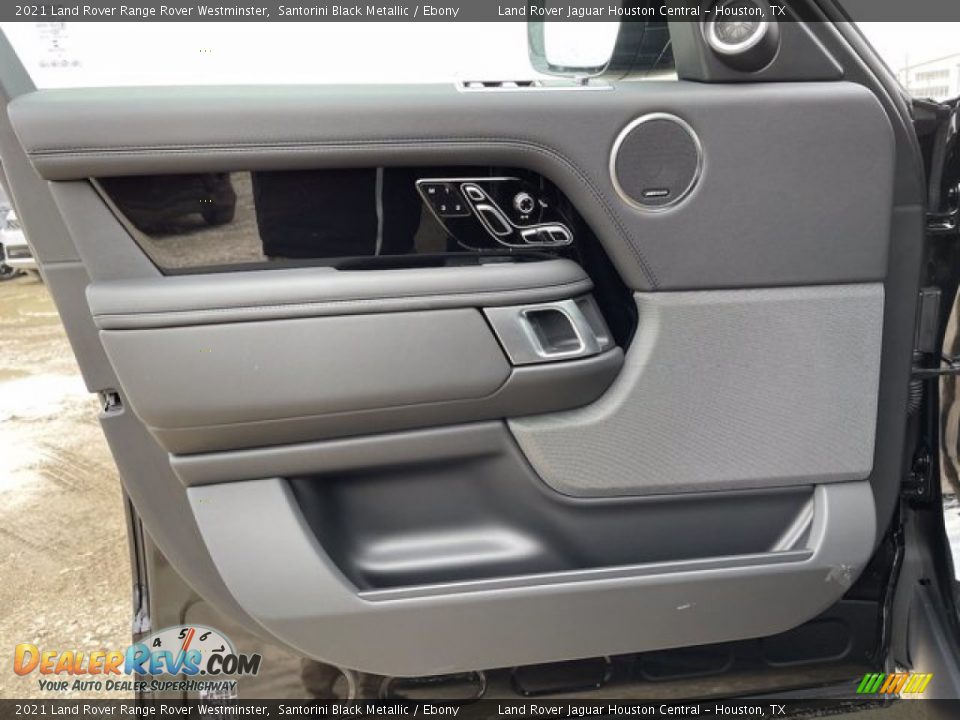 2021 Land Rover Range Rover Westminster Santorini Black Metallic / Ebony Photo #11
