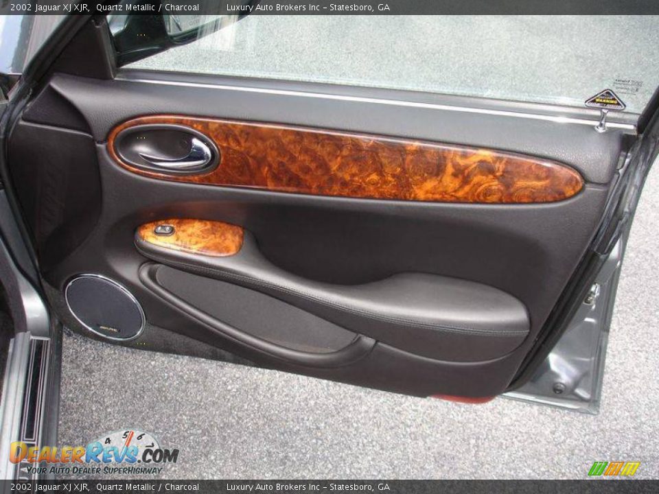 2002 Jaguar XJ XJR Quartz Metallic / Charcoal Photo #16