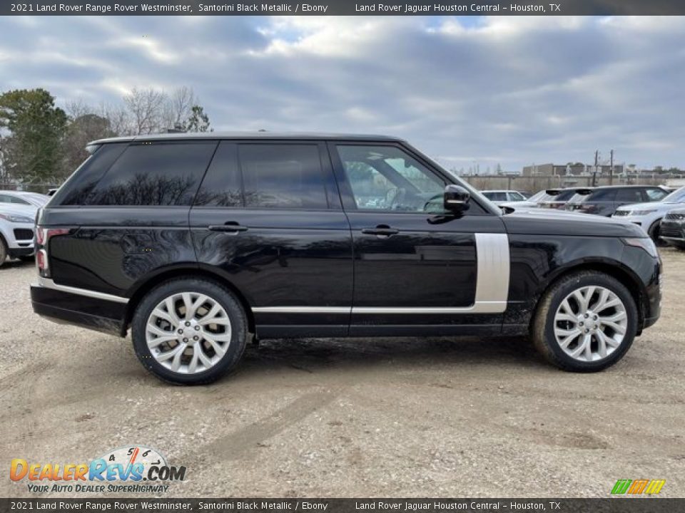 Santorini Black Metallic 2021 Land Rover Range Rover Westminster Photo #7