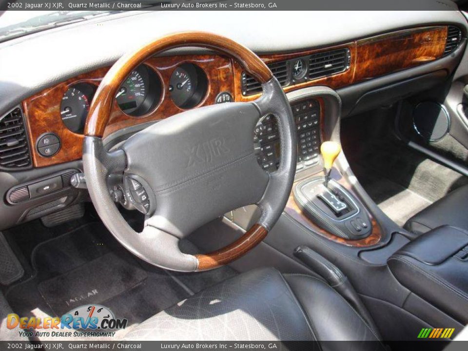 2002 Jaguar XJ XJR Quartz Metallic / Charcoal Photo #18
