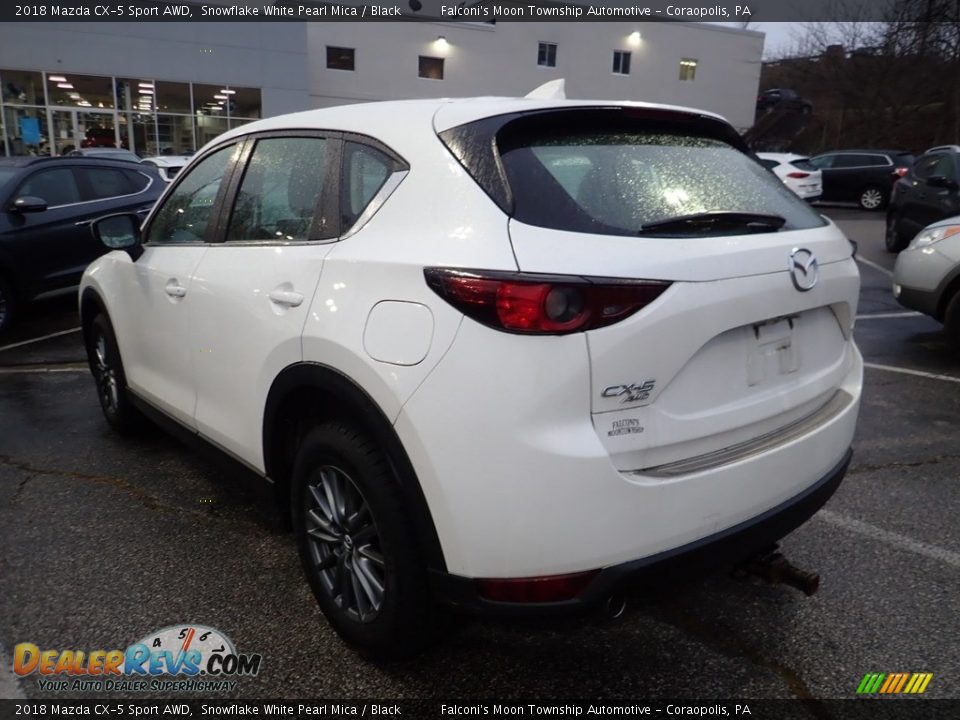 2018 Mazda CX-5 Sport AWD Snowflake White Pearl Mica / Black Photo #2