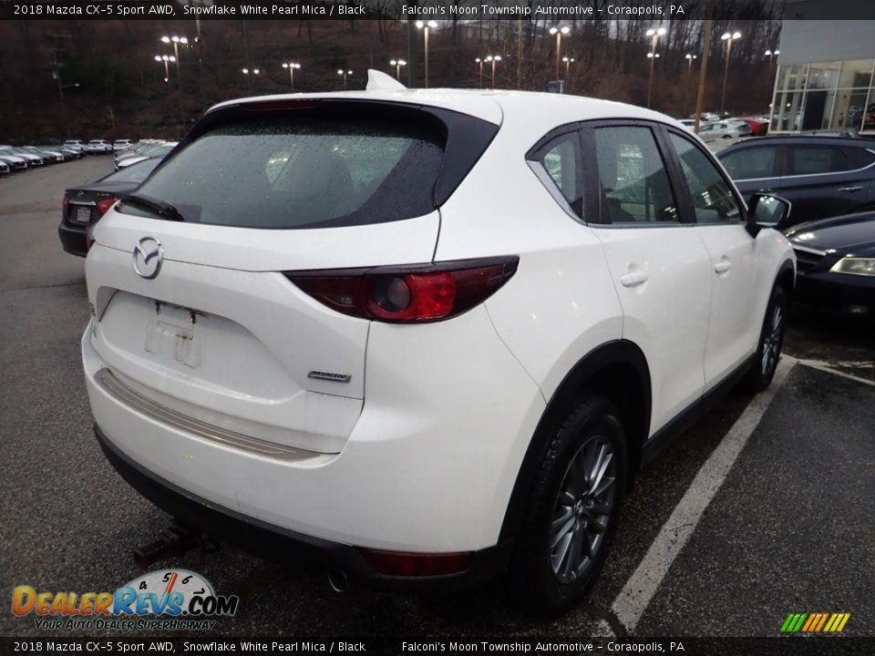 2018 Mazda CX-5 Sport AWD Snowflake White Pearl Mica / Black Photo #4