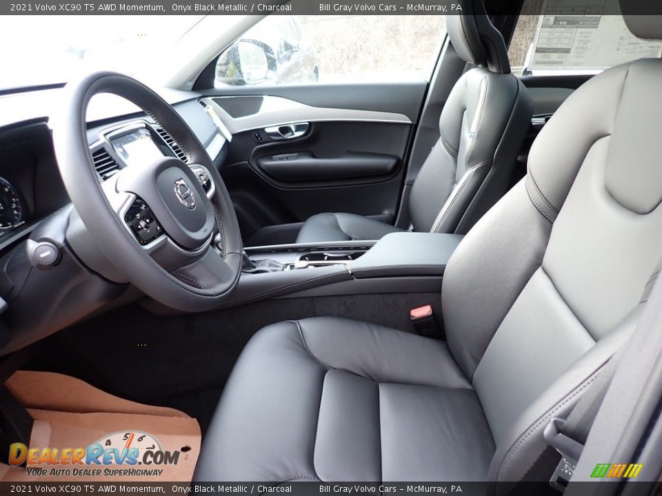 Front Seat of 2021 Volvo XC90 T5 AWD Momentum Photo #7