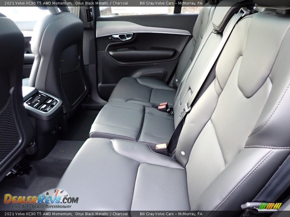 Rear Seat of 2021 Volvo XC90 T5 AWD Momentum Photo #8