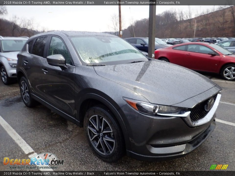 2018 Mazda CX-5 Touring AWD Machine Gray Metallic / Black Photo #4
