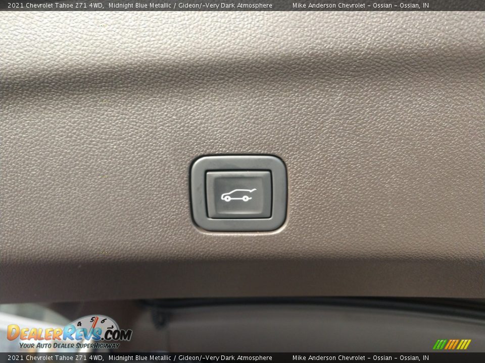 2021 Chevrolet Tahoe Z71 4WD Midnight Blue Metallic / Gideon/­Very Dark Atmosphere Photo #9