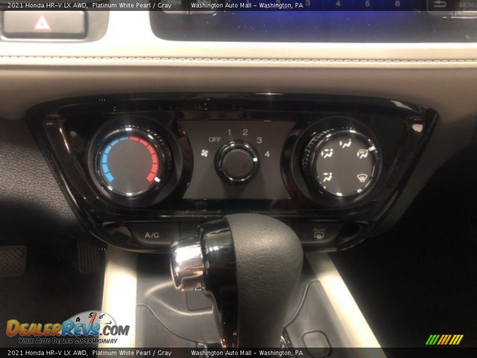 2021 Honda HR-V LX AWD Platinum White Pearl / Gray Photo #14