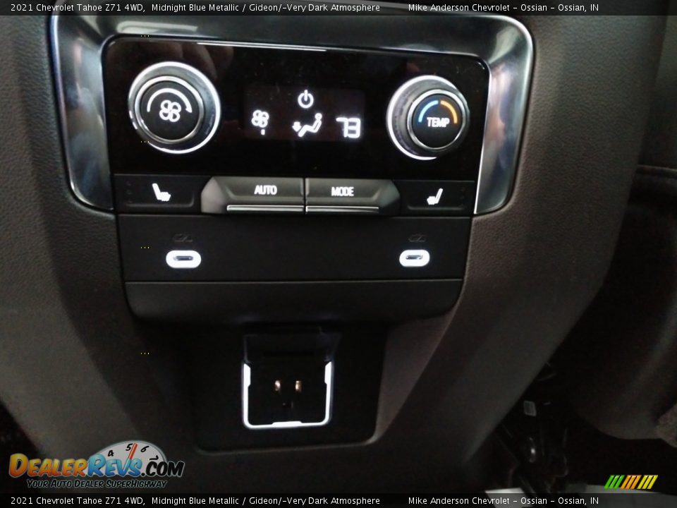 2021 Chevrolet Tahoe Z71 4WD Midnight Blue Metallic / Gideon/­Very Dark Atmosphere Photo #20