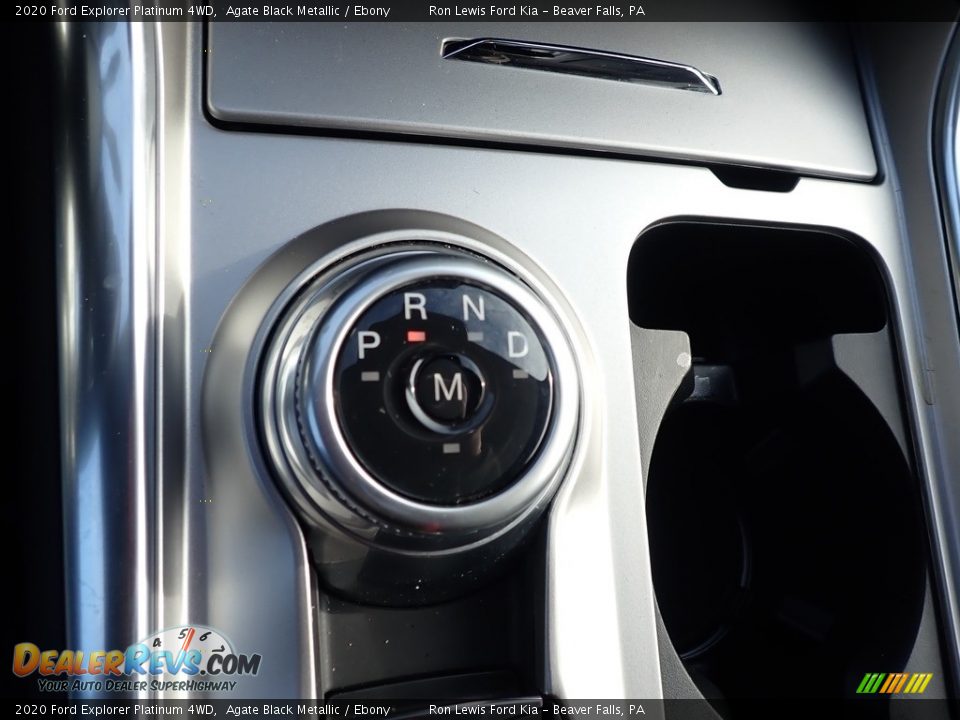 2020 Ford Explorer Platinum 4WD Agate Black Metallic / Ebony Photo #22