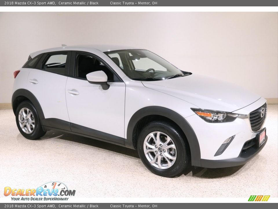 2018 Mazda CX-3 Sport AWD Ceramic Metallic / Black Photo #1