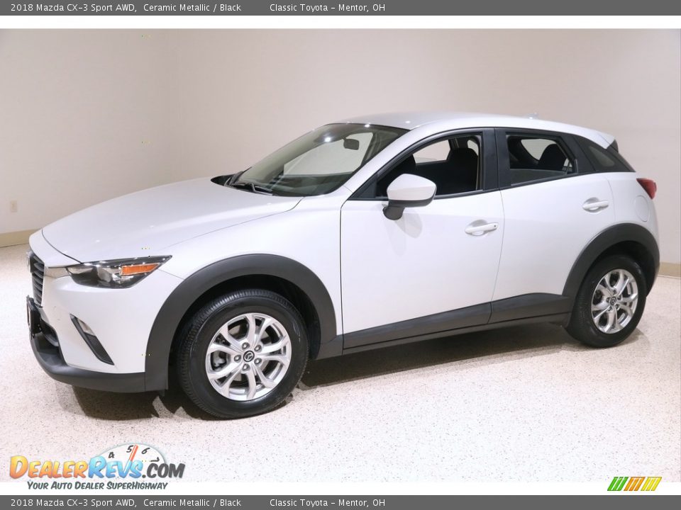 2018 Mazda CX-3 Sport AWD Ceramic Metallic / Black Photo #3