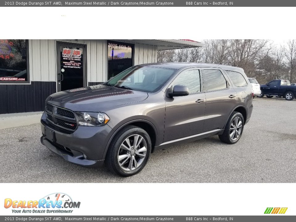 2013 Dodge Durango SXT AWD Maximum Steel Metallic / Dark Graystone/Medium Graystone Photo #1