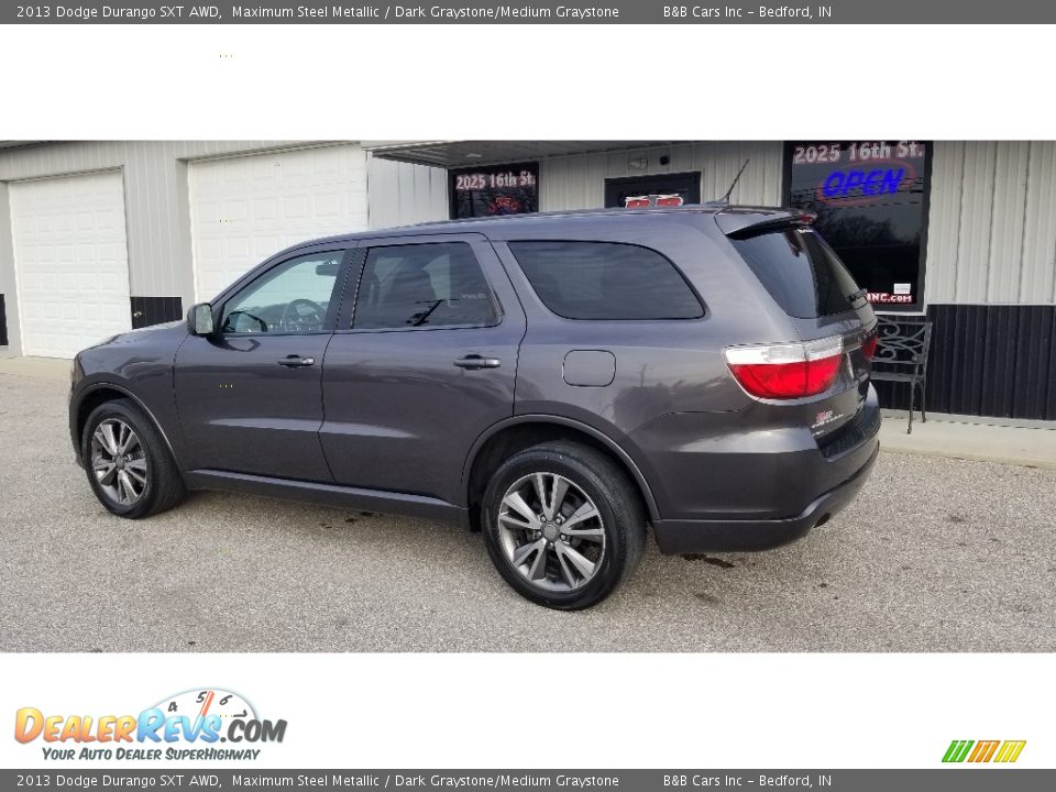 2013 Dodge Durango SXT AWD Maximum Steel Metallic / Dark Graystone/Medium Graystone Photo #3