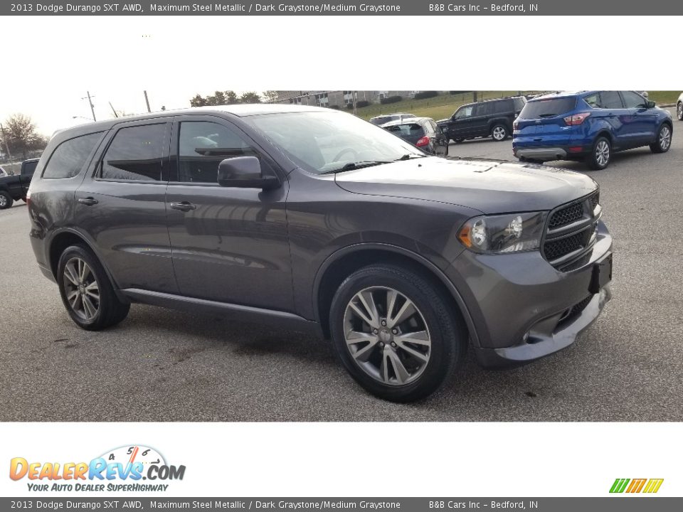 2013 Dodge Durango SXT AWD Maximum Steel Metallic / Dark Graystone/Medium Graystone Photo #5