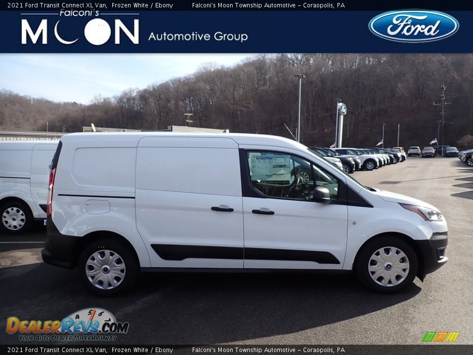 2021 Ford Transit Connect XL Van Frozen White / Ebony Photo #1