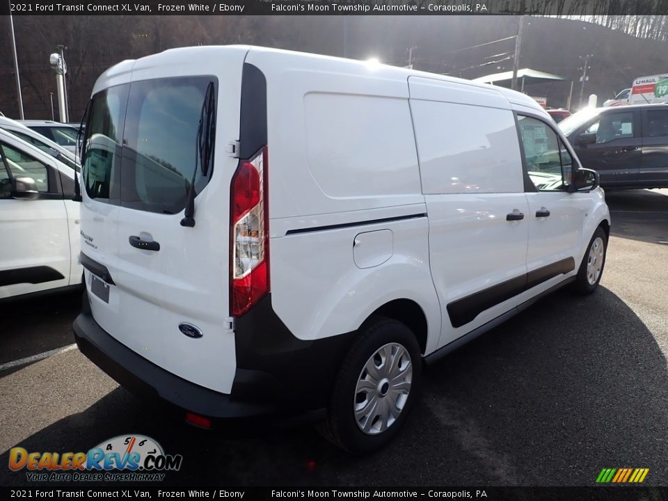 2021 Ford Transit Connect XL Van Frozen White / Ebony Photo #2