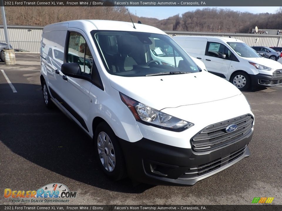 2021 Ford Transit Connect XL Van Frozen White / Ebony Photo #3