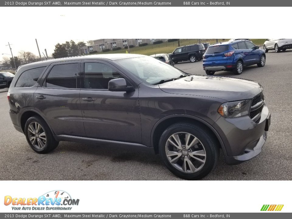 2013 Dodge Durango SXT AWD Maximum Steel Metallic / Dark Graystone/Medium Graystone Photo #9