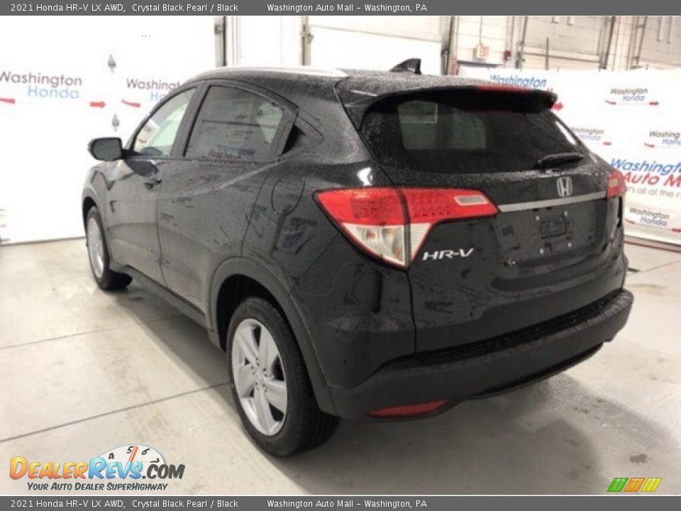 2021 Honda HR-V LX AWD Crystal Black Pearl / Black Photo #4