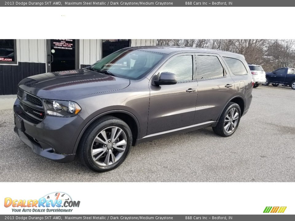 2013 Dodge Durango SXT AWD Maximum Steel Metallic / Dark Graystone/Medium Graystone Photo #10