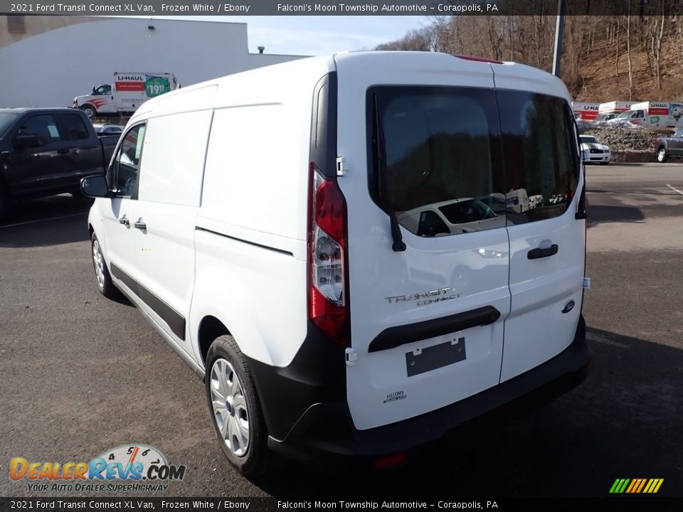 2021 Ford Transit Connect XL Van Frozen White / Ebony Photo #6