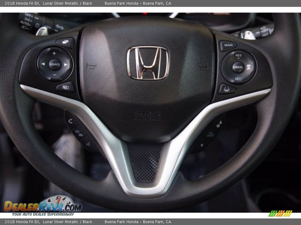 2018 Honda Fit EX Lunar Silver Metallic / Black Photo #11