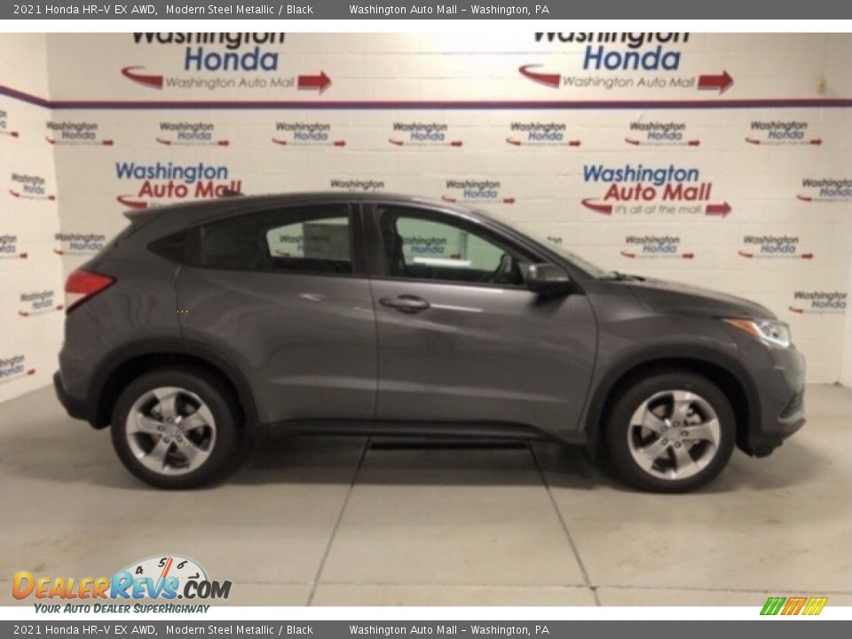 2021 Honda HR-V EX AWD Modern Steel Metallic / Black Photo #1