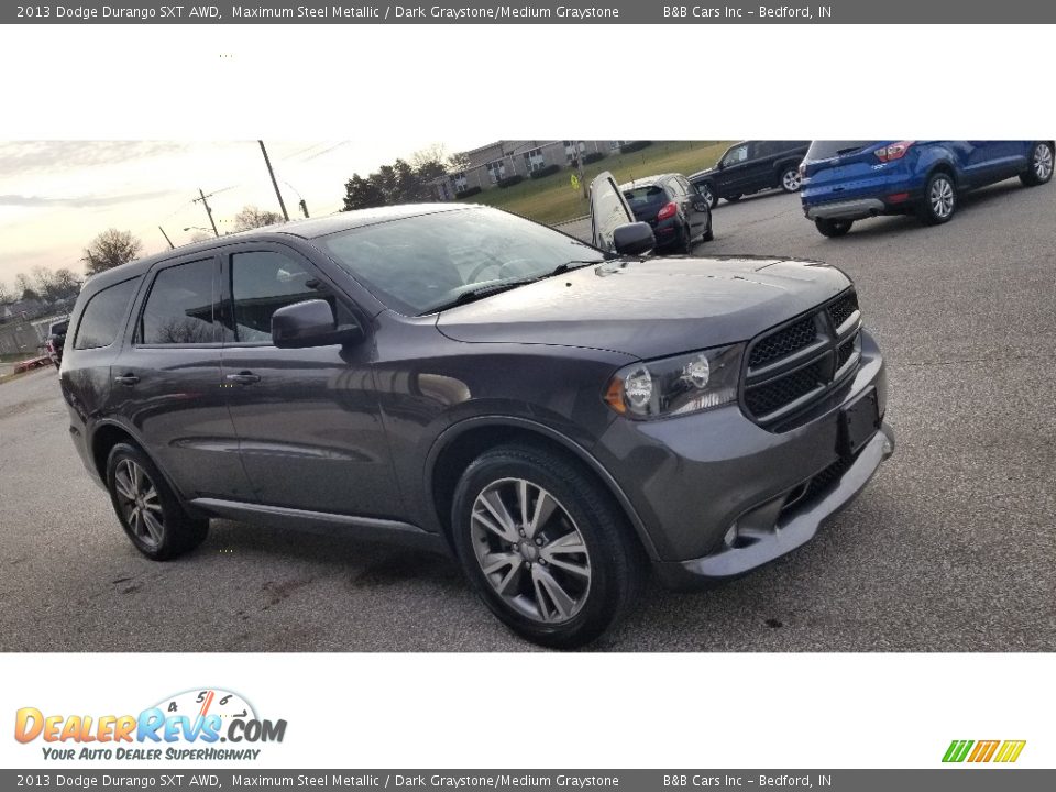 2013 Dodge Durango SXT AWD Maximum Steel Metallic / Dark Graystone/Medium Graystone Photo #27