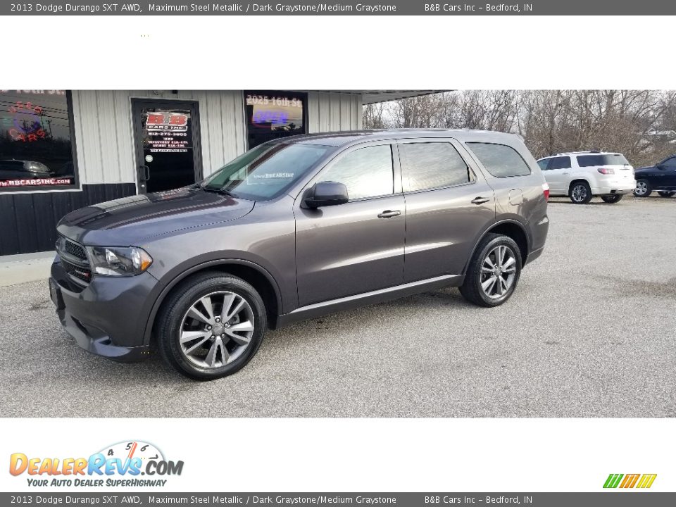 2013 Dodge Durango SXT AWD Maximum Steel Metallic / Dark Graystone/Medium Graystone Photo #29