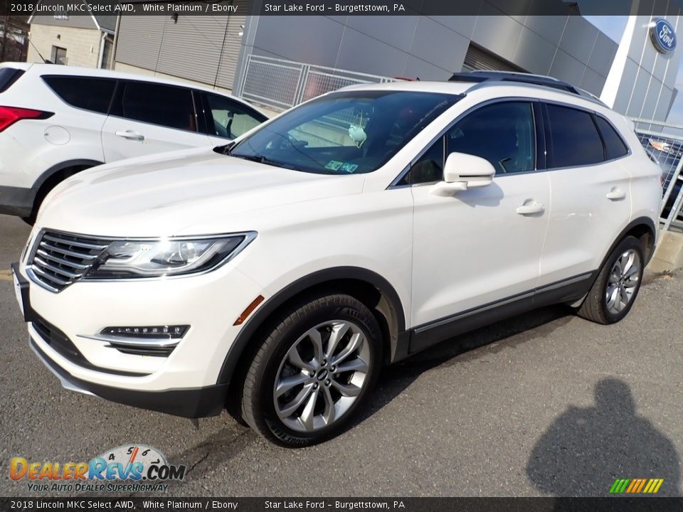 2018 Lincoln MKC Select AWD White Platinum / Ebony Photo #1