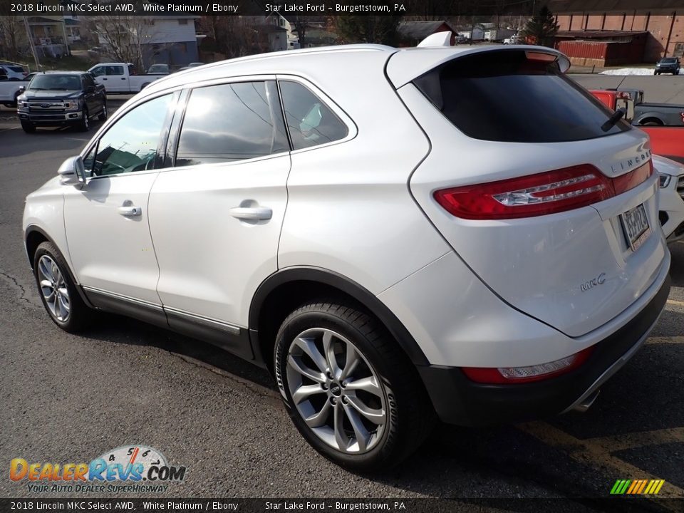 2018 Lincoln MKC Select AWD White Platinum / Ebony Photo #2