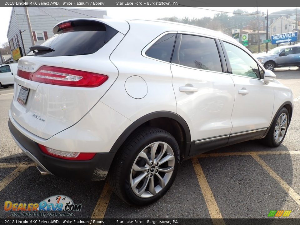 2018 Lincoln MKC Select AWD White Platinum / Ebony Photo #3