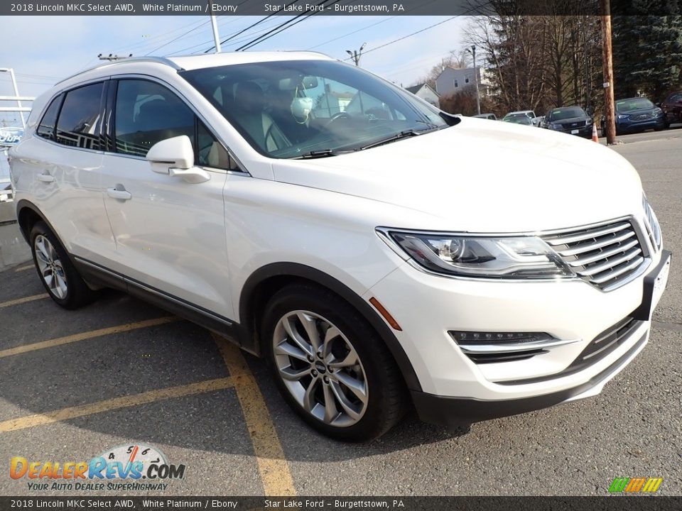 2018 Lincoln MKC Select AWD White Platinum / Ebony Photo #4