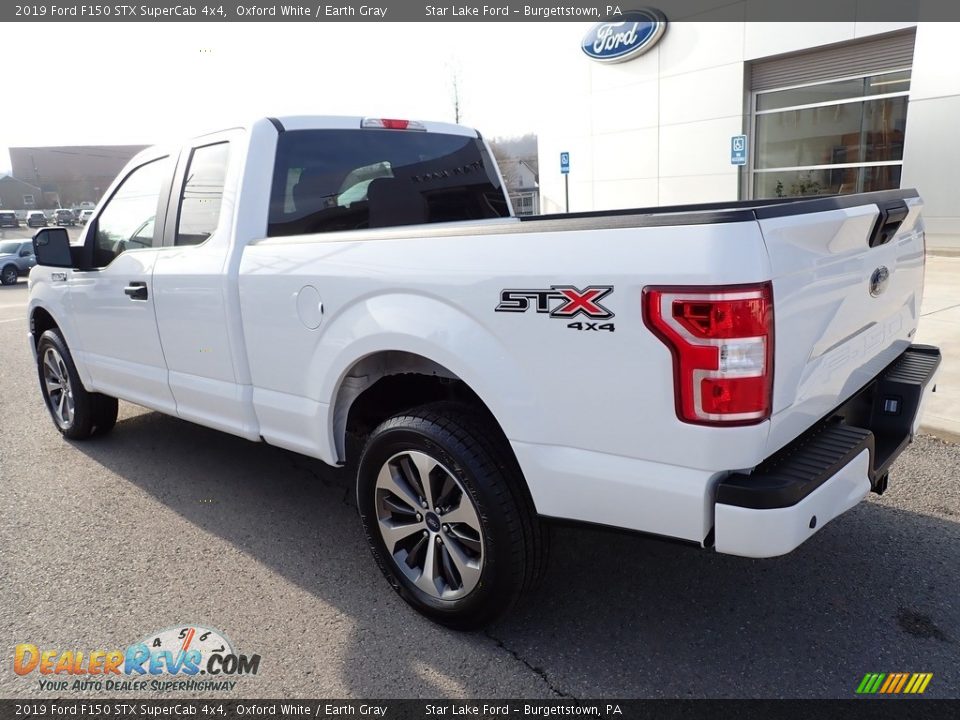 2019 Ford F150 STX SuperCab 4x4 Oxford White / Earth Gray Photo #3