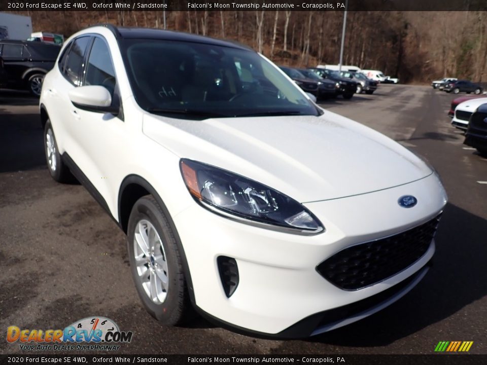 2020 Ford Escape SE 4WD Oxford White / Sandstone Photo #3