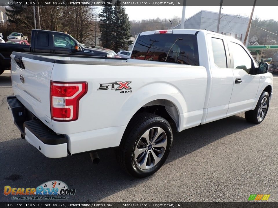 2019 Ford F150 STX SuperCab 4x4 Oxford White / Earth Gray Photo #5