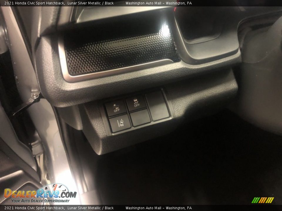 2021 Honda Civic Sport Hatchback Lunar Silver Metallic / Black Photo #9