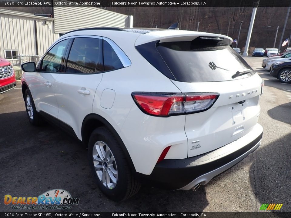 2020 Ford Escape SE 4WD Oxford White / Sandstone Photo #6