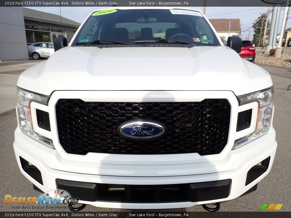 2019 Ford F150 STX SuperCab 4x4 Oxford White / Earth Gray Photo #8