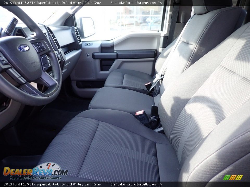 2019 Ford F150 STX SuperCab 4x4 Oxford White / Earth Gray Photo #9