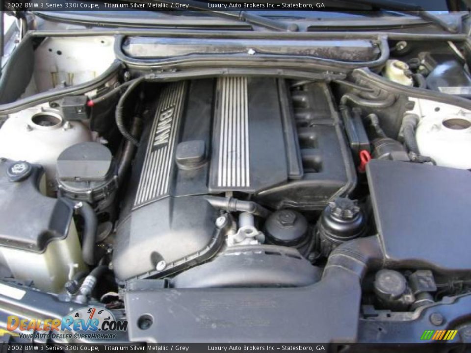 2002 BMW 3 Series 330i Coupe Titanium Silver Metallic / Grey Photo #2