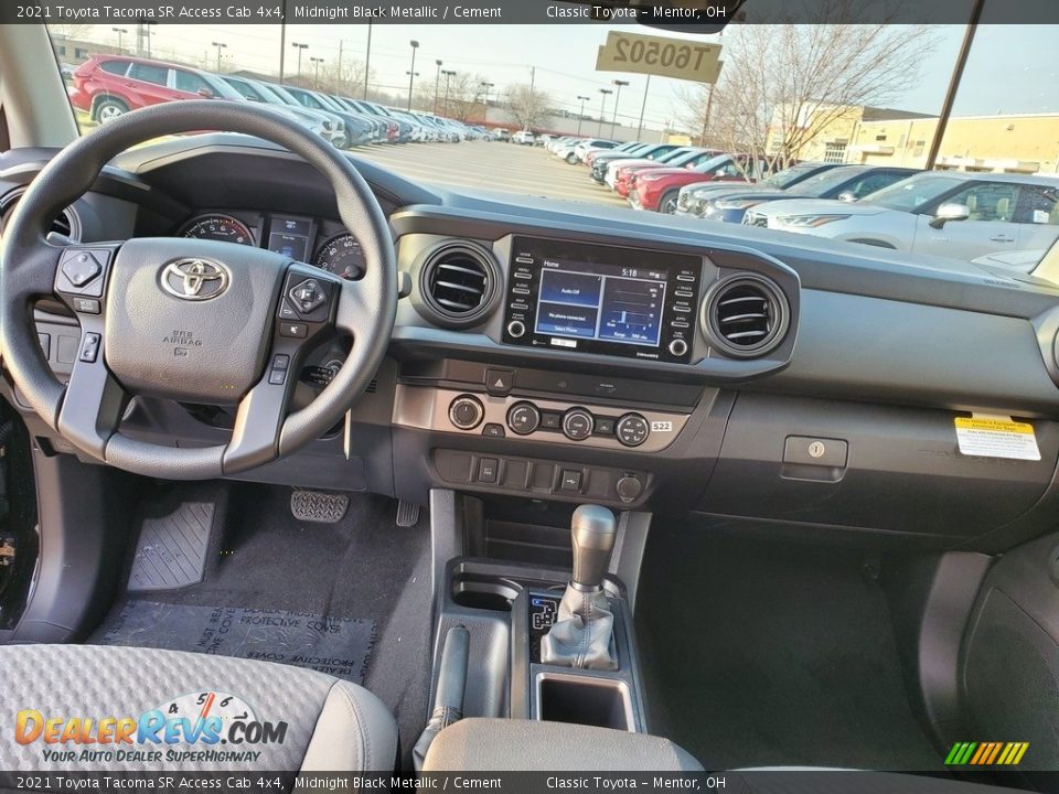 Dashboard of 2021 Toyota Tacoma SR Access Cab 4x4 Photo #4