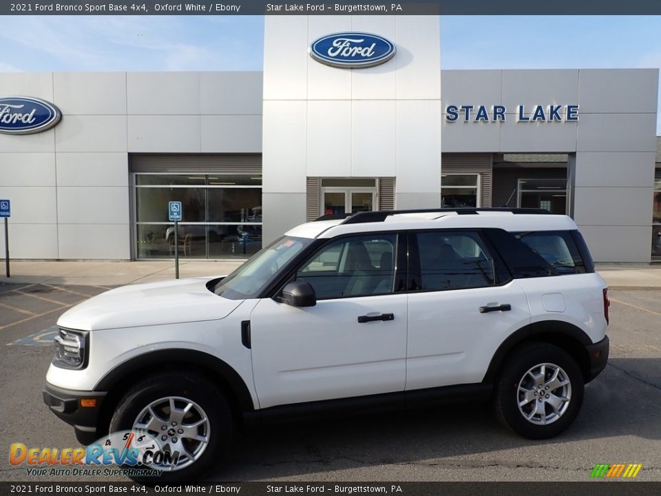 2021 Ford Bronco Sport Base 4x4 Oxford White / Ebony Photo #1