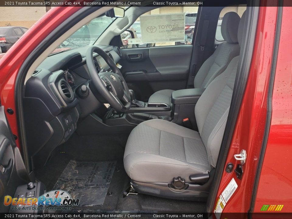 2021 Toyota Tacoma SR5 Access Cab 4x4 Barcelona Red Metallic / Cement Photo #2