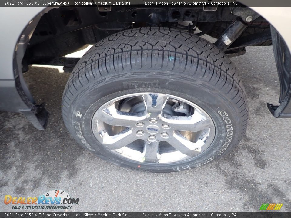 2021 Ford F150 XLT SuperCrew 4x4 Iconic Silver / Medium Dark Slate Photo #6