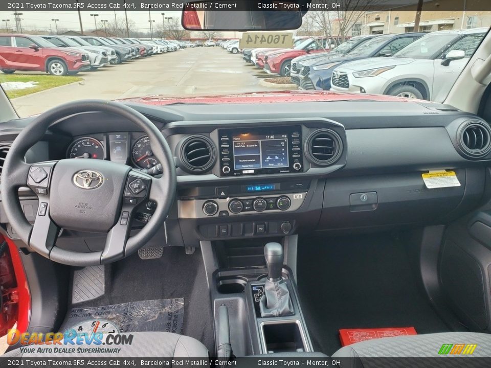 Dashboard of 2021 Toyota Tacoma SR5 Access Cab 4x4 Photo #4